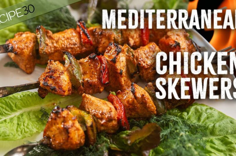 Mediterranean Chicken Skewers